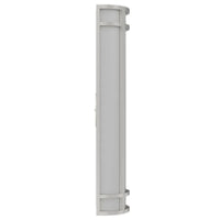 LED Decorative Wall Sconce Silver Finish 25 Watt - 1,800 Lumens - 6X24 Inches - Color Tunable 30/40/50K