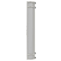 LED Decorative Wall Sconce Silver Finish 25 Watt - 1,800 Lumens - 6X24 Inches - Color Tunable 30/40/50K