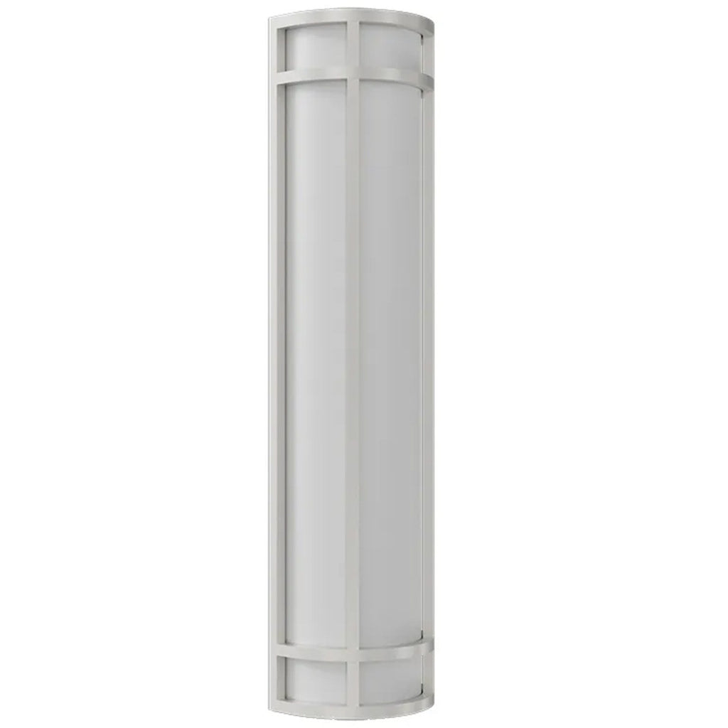 LED Decorative Wall Sconce Silver Finish 25 Watt - 1,800 Lumens - 6X24 Inches - Color Tunable 30/40/50K