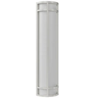 LED Decorative Wall Sconce Silver Finish 25 Watt - 1,800 Lumens - 6X24 Inches - Color Tunable 30/40/50K