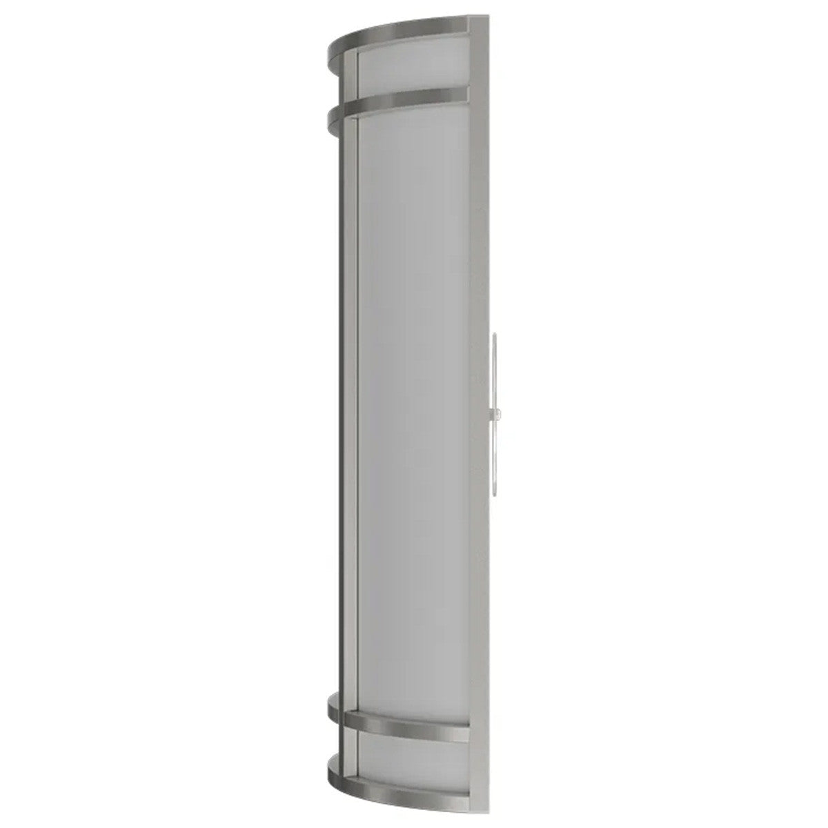 LED Decorative Wall Sconce Silver Finish Watt Selectable 15W/20W/25W - 2,400 Lumens - 9X18 Inches - Color Tunable 30/40/50K