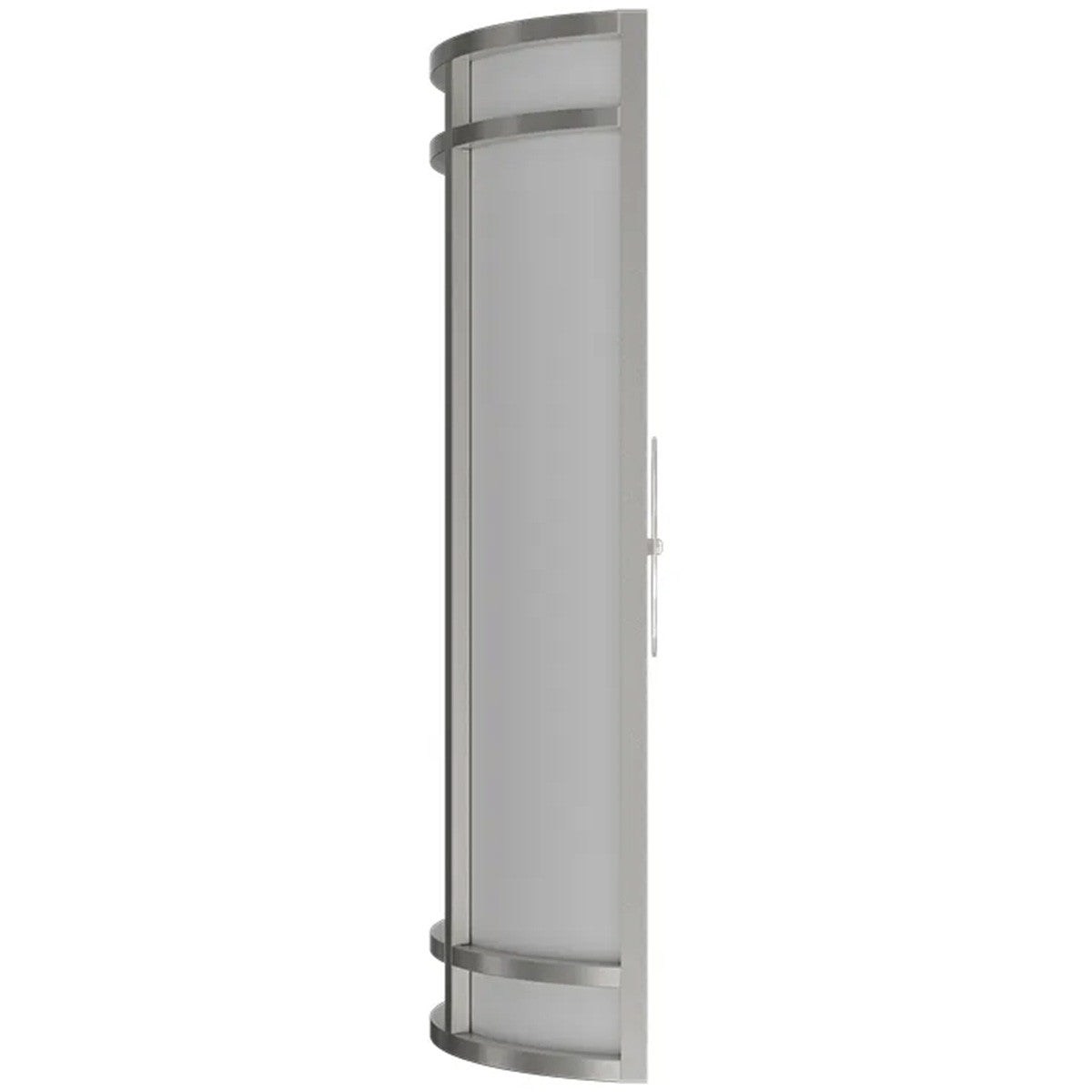 LED Decorative Wall Sconce Silver Finish Watt Selectable 20W/25W/30W - 2,800 Lumens - 9X24 Inches - Color Tunable 30/40/50K