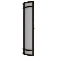 LED Decorative Wall Sconce Bronze Finish Watt Selectable 15W/20W/25W - 2,400 Lumens - 9X18 Inches - Color Tunable 30/40/50K