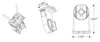 LED T8 Lamp With Emergency Battery Back-Up -Compliant with UL924 Code - 4 Foot - 15 Watt - Color Temperature Selectable 35K/40/50K - 120-277V - Lock Tombstone Sockets Included