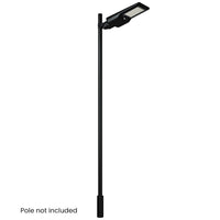 LED Solar Dusk to Dawn Light - 40 Watt - 6000 Lumens - 5000K Daylight - Wall or Post Mount - with Programmable Motion Sensor