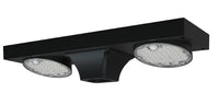 Solar LED Dual Head Post Top Light w/ Rotatable Lights - Dusk To Dawn - Remote Programmable - Extremely Bright - Commercial Grade - 40 Watt - 4800 Lumen Output - Warm White/Daylight Color Switchable