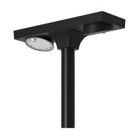 Solar LED Dual Head Post Top Light w/ Rotatable Lights - Dusk To Dawn - Remote Programmable - Extremely Bright - Commercial Grade - 40 Watt - 4800 Lumen Output - Warm White/Daylight Color Switchable