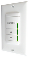 Low Voltage Push-Button Wallpod, 2-Pole, Ivory