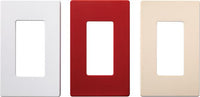 Sensorswitch Screwless Wall-Plate,1 Gang,Red