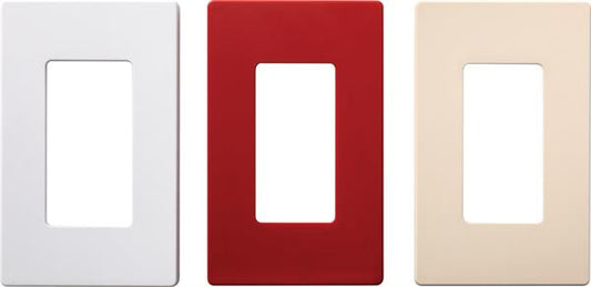 Sensorswitch Screwless Wall-Plate,1 Gang,White