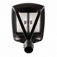 LED Modern Pole Light - 300 Watt - 39000 Lumens - 5000K Daylight - 120-277V - Bronze - Fits Up to 2.5 Inch Pole Top