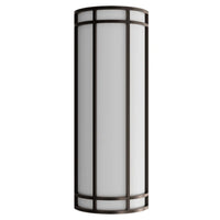LED Decorative Wall Sconce Bronze Finish Watt Selectable 20W/25W/30W - 2,800 Lumens - 9X24 Inches - Color Tunable 30/40/50K