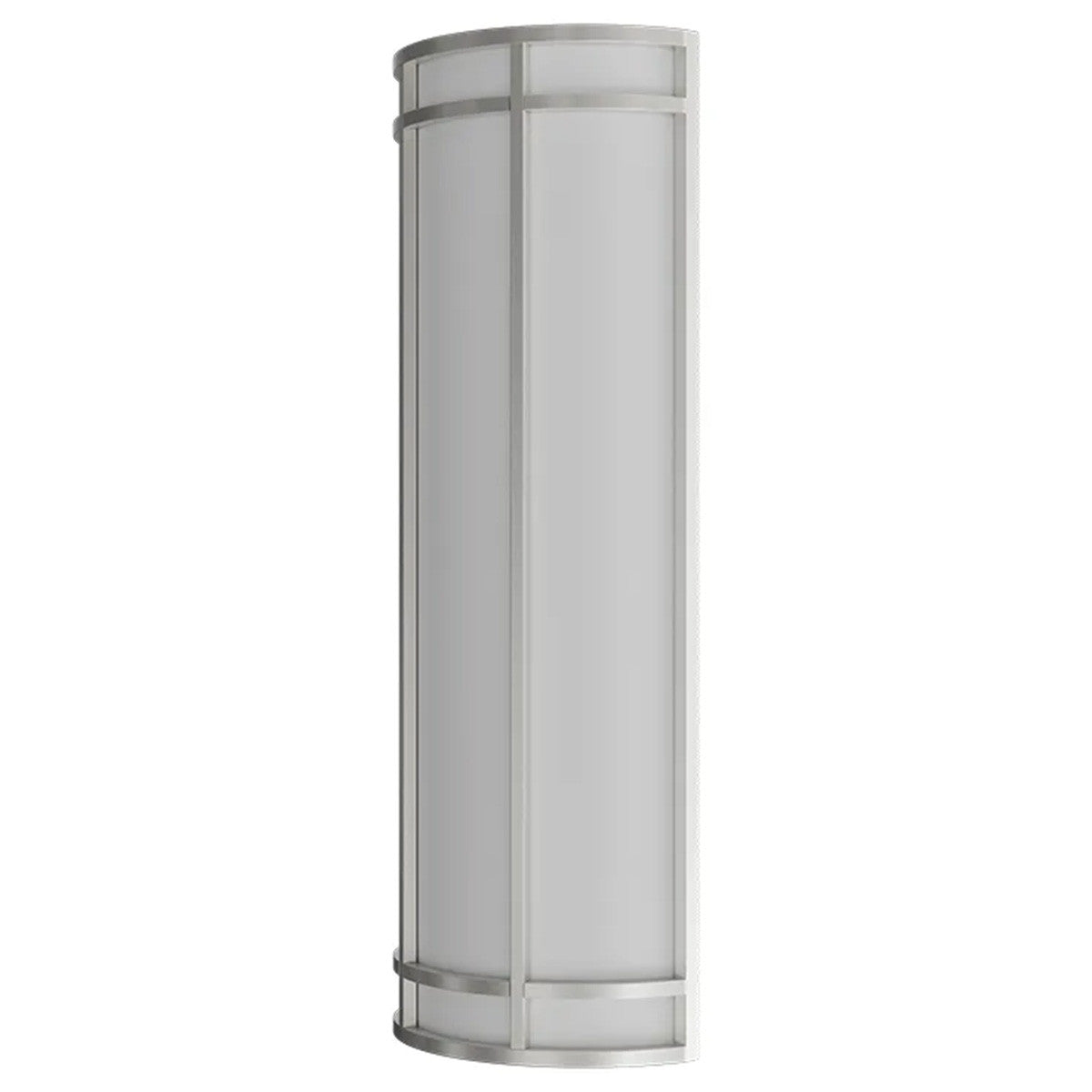 LED Decorative Wall Sconce Silver Finish Watt Selectable 20W/25W/30W - 2,800 Lumens - 9X24 Inches - Color Tunable 30/40/50K