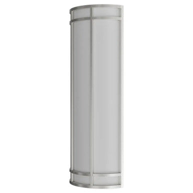 LED Decorative Wall Sconce Silver Finish Watt Selectable 20W/25W/30W - 2,800 Lumens - 9X24 Inches - Color Tunable 30/40/50K