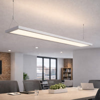 LED Suspended Panel Up/Down Light - 40 Watt - 4200(2100 Up - 2100 Down) Lumens - Color Selectable 35K/40K/50K - 120-277V - With Suspension Hanging Kit