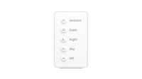 Sealed Wall Switch,Ambient, Exam, Night, Off Configuration,White