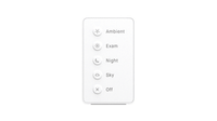 Sealed Wall Switch,Ambient, Exam, Reading, Night, Off Configuration,White