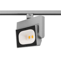 Trac-Master LED Wall Wash/Flood,3500K,90 CRI,Phase Dimmable,Silver