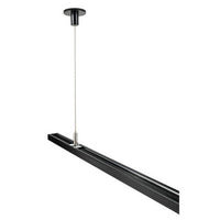 T-Bar Ceiling Cable Suspension Kit, 48IN Nominal Length, Black