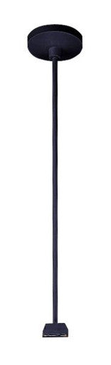 Rigid Ceiling Pendant Stem Kit, 18IN Nominal Length, Black