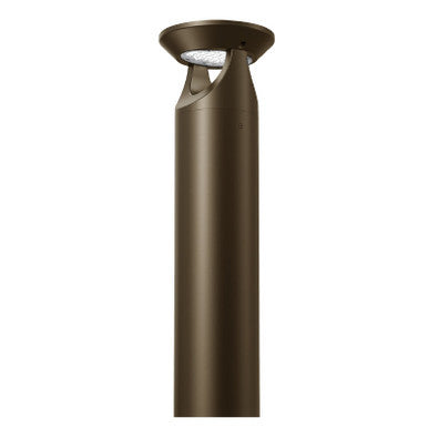 LED Solar Bollard Lights - Hight 30IN - 3 Watt - 390 Lumens - 4000K Cool White - Anchor Bolts & Plate Included - Bronze Finish - Model BOL-G4-30IN-301-SOLAR-40K-BR - Model BOL-G4-301-SOLAR-40K-BR