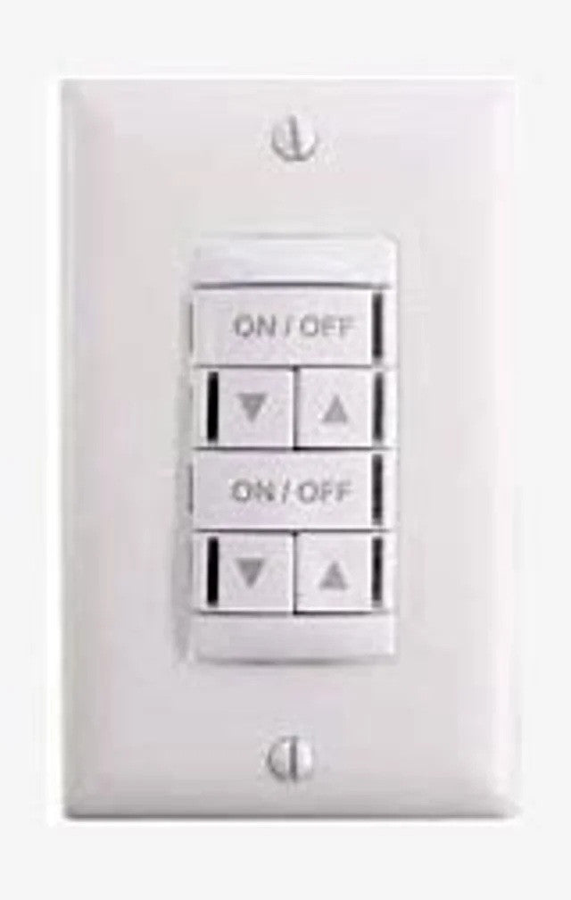  nLight Wired Aesthetic Wallpod,2-Pole,Raise/Lower Dimming,Correlated color temperature,White