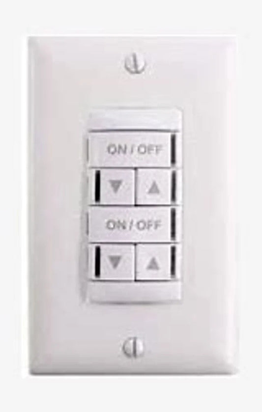  nLight Wired Aesthetic Wallpod,2-Pole,Raise/Lower Dimming,Correlated color temperature,White