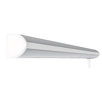 Traditional Hospital Bed Light - 4 Foot - 20W Uplight - 40W Downlight - 120-277V - 4000K Cool White - White Finish