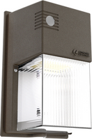 Wall Pack, LED, Adjustable Light Output, Switchable Cct- 3000K, 4000K, And 5000K, 120-277V, Photocell, Buttontype, Dark Bronze Finish,