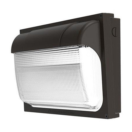 TWX Polycarbonate LED Size 2 Wallpack, LED, Adjustable light output, 5000K, 120-277V, Dark bronze finish,  super durable