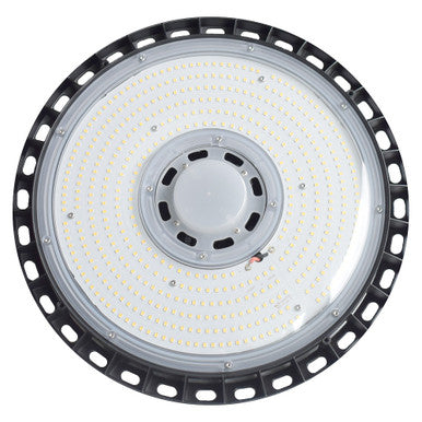 500 Watt UFO LED High Bay Light - 80,000 Max Lumens With Selectable Output - Color Selectable 30K/40K/50K - 120-277V - Black Finish