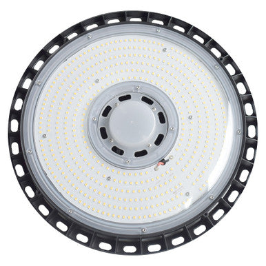 200 Watt UFO LED High Bay Light - 27,000 Lumens - 5000K Daylight - 120-277V - Black Finish