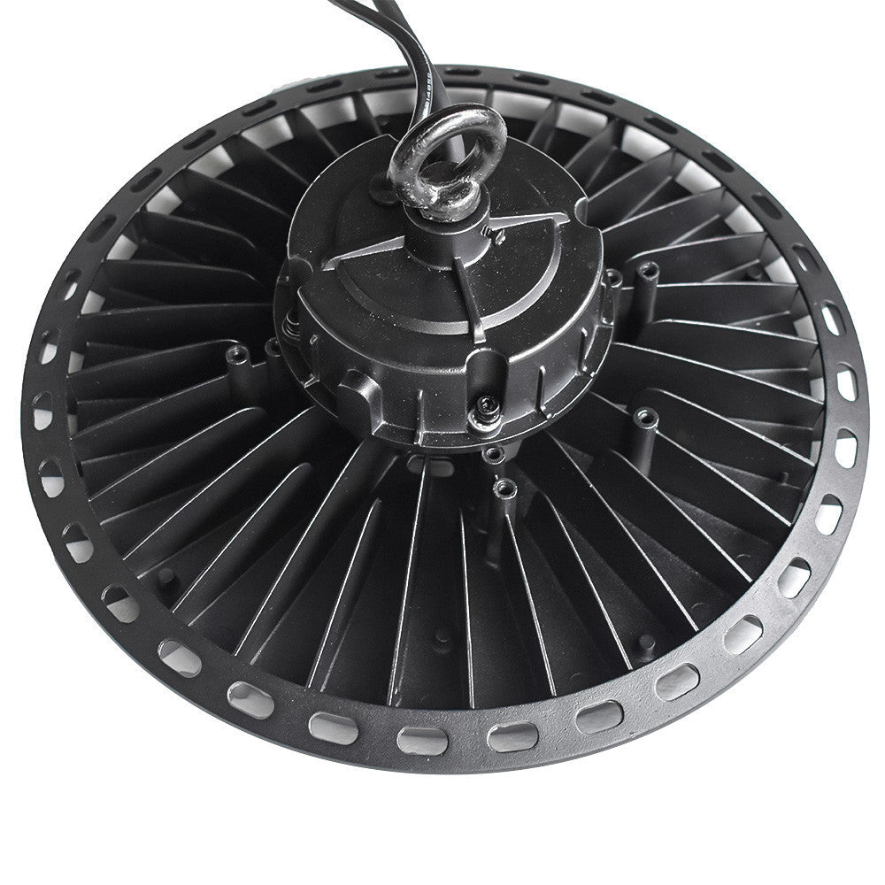 500 Watt UFO LED High Bay Light - 80,000 Lumens - Color Selectable 30K/40K/50K - 120-277V - Black Finish
