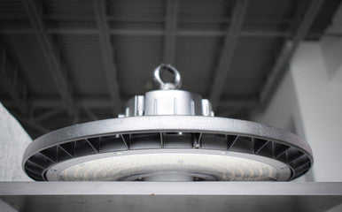 500 Watt UFO LED High Bay Light - 80,000 Max Lumens With Selectable Output - Color Selectable 30K/40K/50K - 120-277V - Black Finish