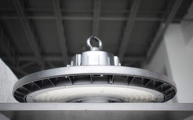 200 Watt UFO LED High Bay Light - 27,000 Lumens - 5000K Daylight - 120-277V - Black Finish
