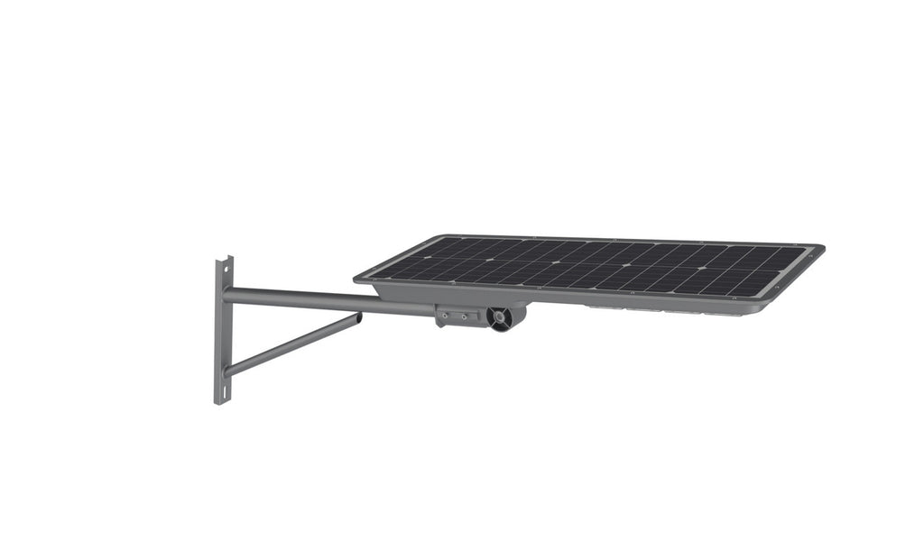 Solar LED Dusk to Dawn Pole Light - 100 Watt - 10,000 Lumens - With Clamp and Arm Mounting