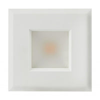 4 Inch Square Recessed Can Retrofit - 6.5 Watt - 600 Lumens - Color Selectable 27K/30K/35K/40K/50K - 120V - Recessed Can Required - Dimmable