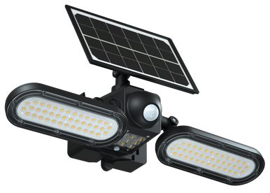LED Solar Wall Lights - Solar Powered Security Light Fixtures - Wall Mount - Color Temperature Selectable