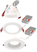 6In Wafer Round Goof Ring, Matte White, Job Pack, No Quantity Factory Choice