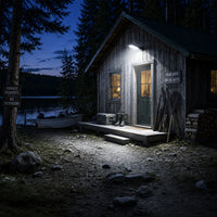 LED Dusk to Dawn Outdoor Solar Lights - Post or Wall Mounted - Choose from Multiple Wattages