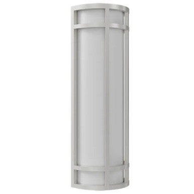 LED Decorative Wall Sconce Silver Finish 20 Watt - 1,500 Lumens - 6X18 Inches - Color Tunable 30/40/50K