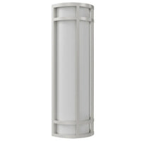 LED Decorative Wall Sconce Silver Finish 20 Watt - 1,500 Lumens - 6X18 Inches - Color Tunable 30/40/50K