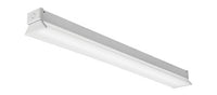 Commercial linear strip, 48IN, 5, 000LM, Standard efficiency, Wide Diffuse Lens, 120V-277V, eldoLED dims to 1% (0-10 volt dimming), 4000K, 80 color rendering index, White finish