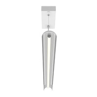 Euro Design Pendant Light - Multiwatt 40W/50W/60W - Max 4500 Lumens Up or Down Light - 8 Foot - White Finish - Color Tunable 30K/40K/50K - Suspension Cable Mount - 120-277V