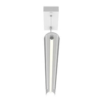 Euro Design Pendant Light - Multiwatt 40W/50W/60W - Max 4500 Lumens Up or Down Light - 8 Foot - White Finish - Color Tunable 30K/40K/50K - Suspension Cable Mount - 120-277V