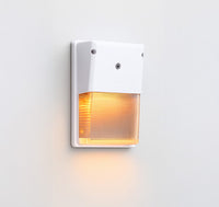 LED Turtle Friendly Wallpack - 20 Watt - Color Selectable 4000K Cool White or Amber - 120-277V - White Finish - Integrated Photocell - TURTLE SAFE
