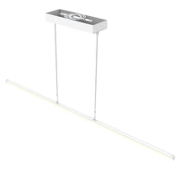 Decorative Linear LED Tube Light - 6 Foot - Multi Watt Selectable 25/40/50 Watts - Color Temperature Selectable 30K/35K/40K - White Finish - 120-277V