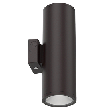 LED 6 Inch Wall Cylinder, 31 Watt, 4728 Lumens, 45 Degree Beam, 120-277V, Color Temperature Selctable 30/40/50K, Bronze Finish