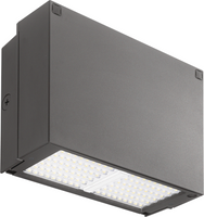 LED Wall Pack, LED, 4000K, 120-277V, Photocell,  buttontype, Dark bronze finish,  super durable