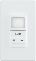 Wall Switch Sensor - Line Voltage, Passive Dual Technology, Dimming, automatic start level 5VDC, White